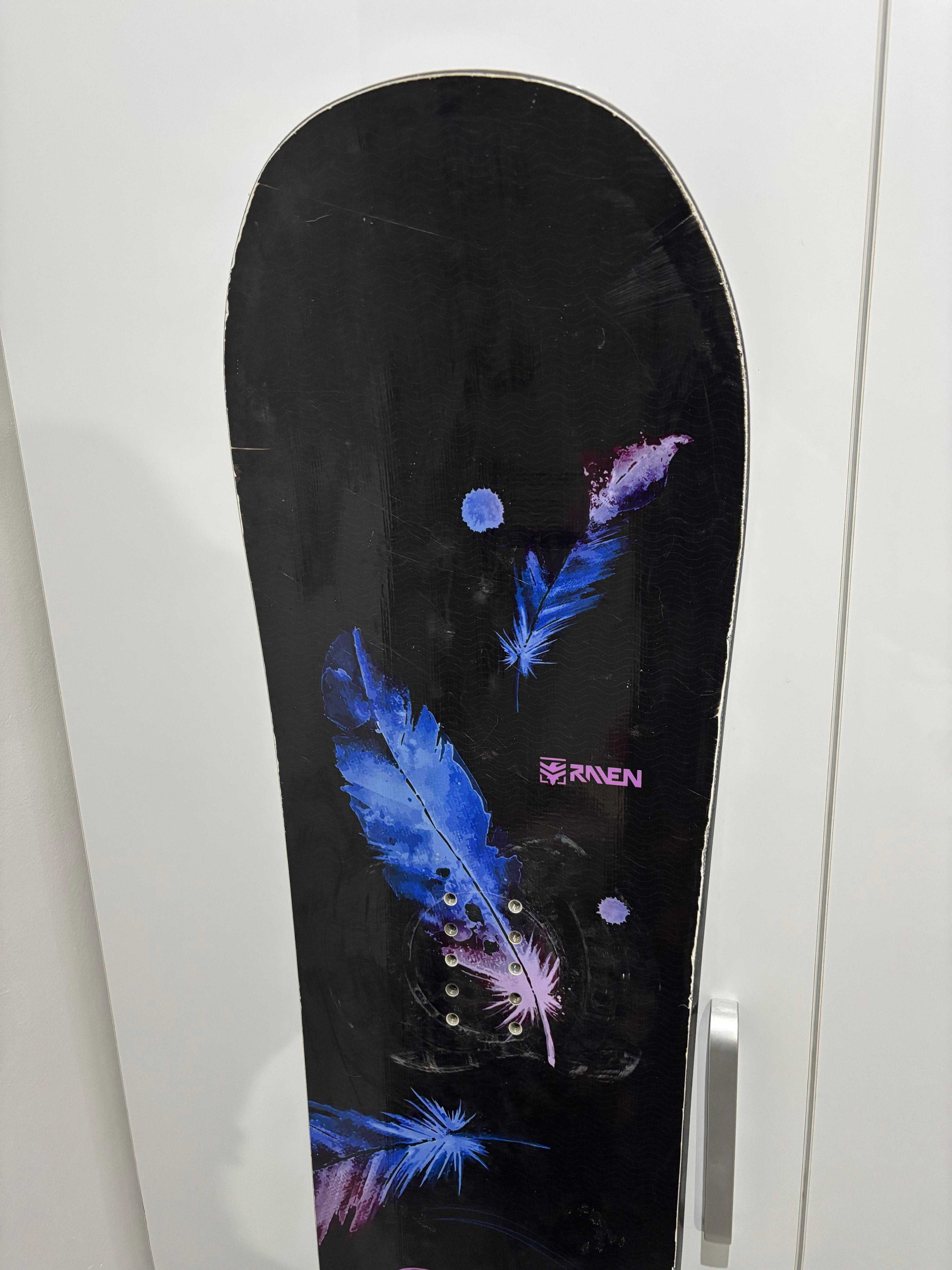 Placa snowboard Raven Mia Black 150 cm