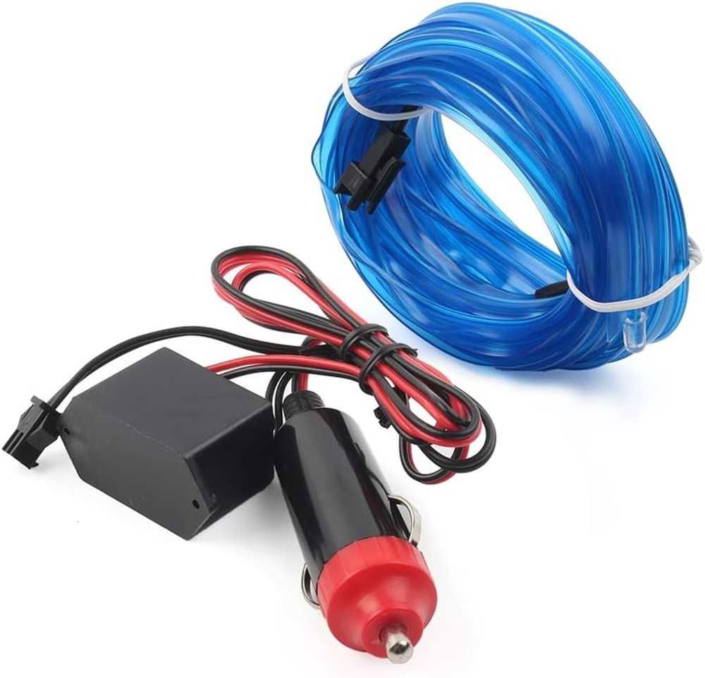 LED интериорна светеща лента за табло Синя светлина 12V - 1 метър.