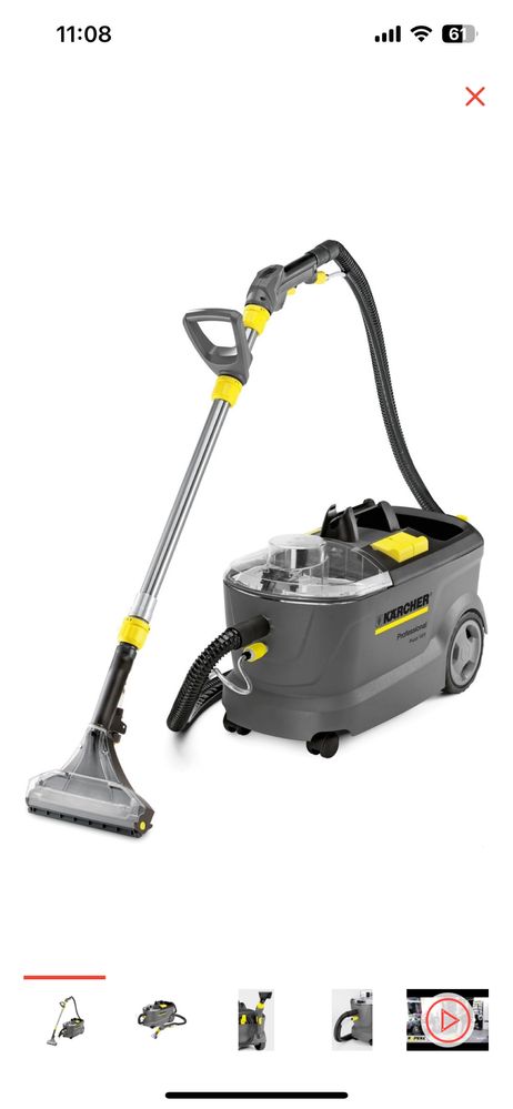 Пылесос Karcher Puzzi 10/1 серый