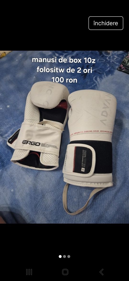Echipament de box(manusi si ghete)