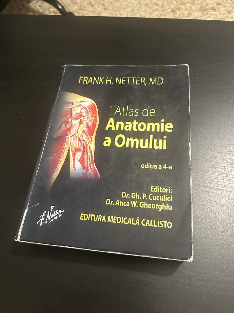 Atlas anatomie Netter editia in romana medicina UMF
