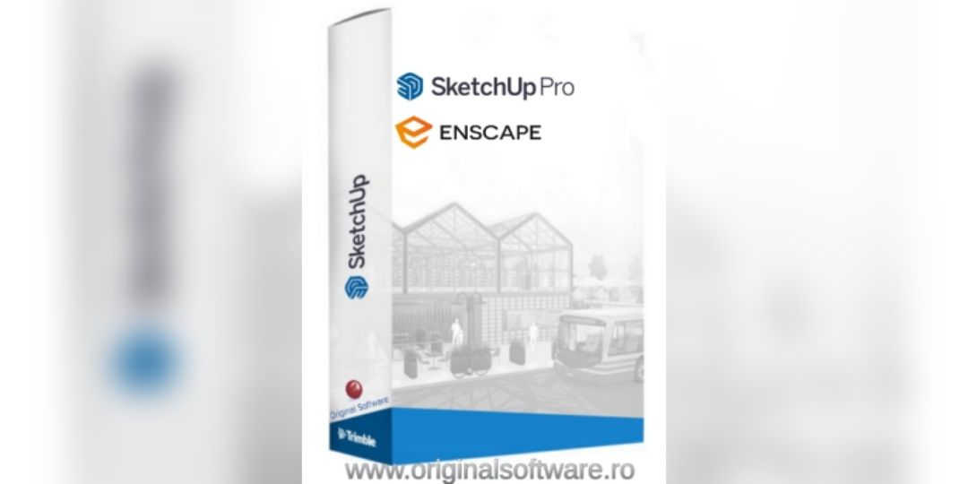 SketchUp PRO 2024 + Enscape 3D 4.0 2024 Pachet Full Licență Permanentă