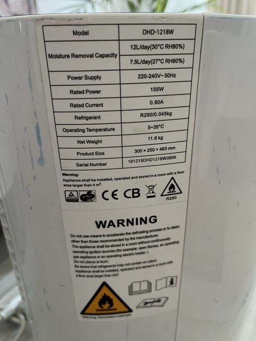 Dezumidificator Star light