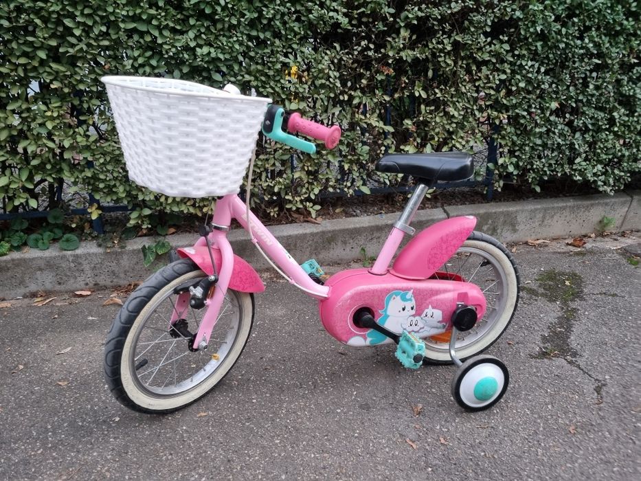 Bicicleta 14 inch Btwin roz