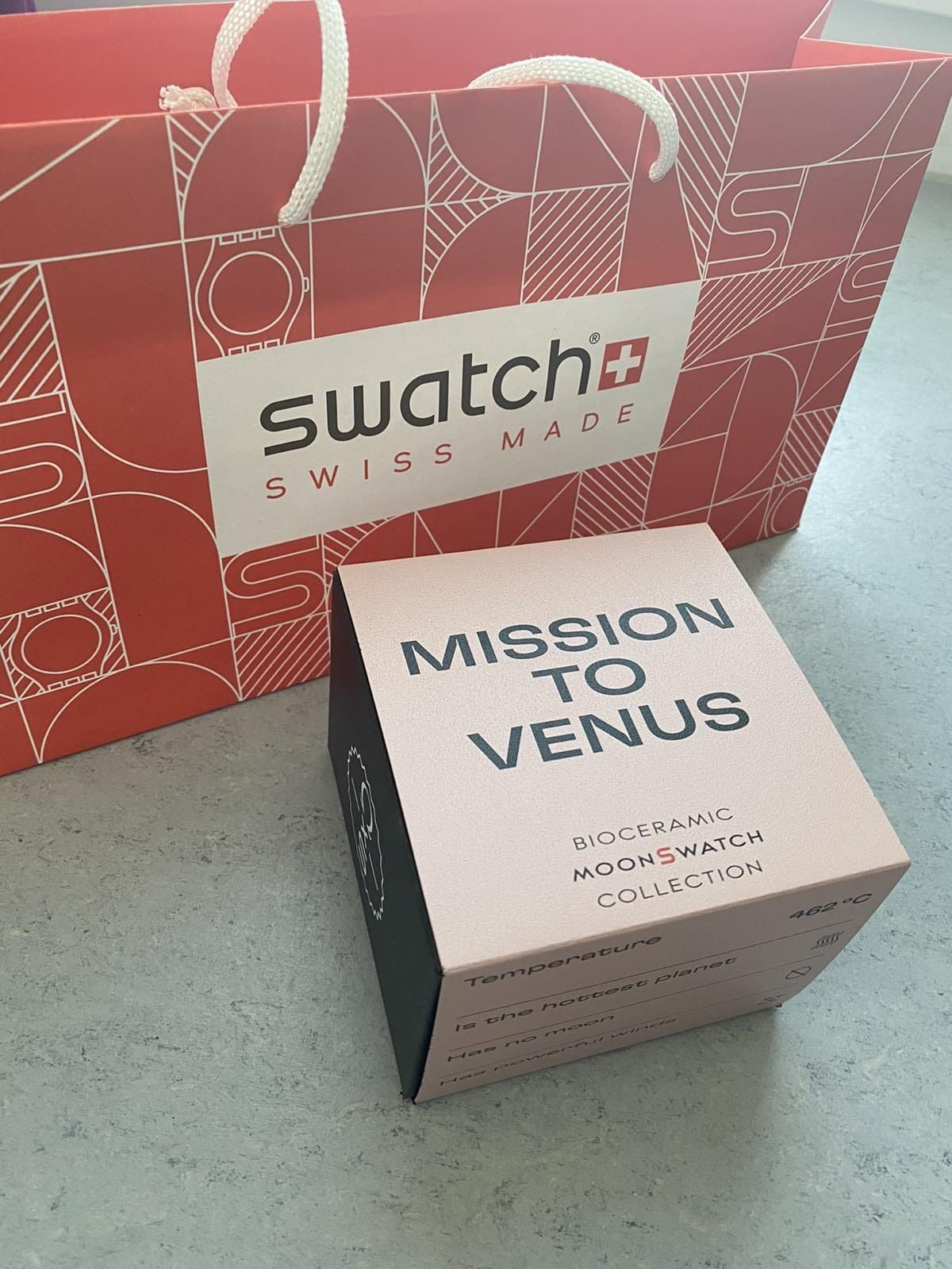 Часовник Omega x Swatch Moonswatch Mission to Venus