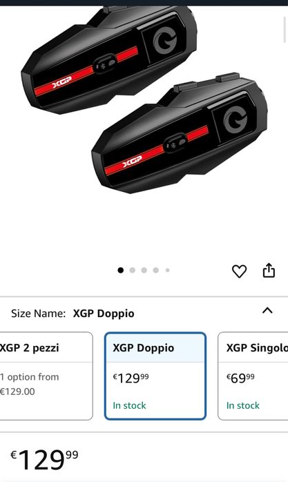 Sistem comunicare moto. Pachet dublu, sigilat, OCAZIE, Extra Full