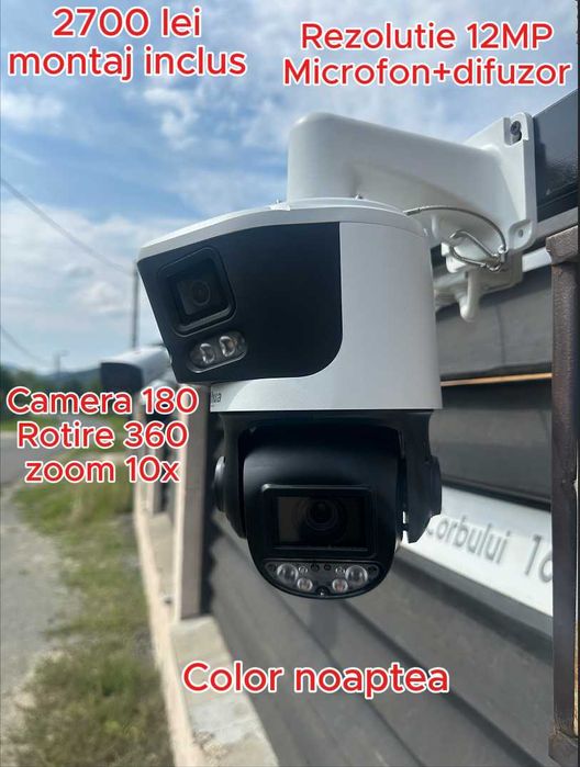 Sistem Camere supraveghere video 4k Dahua IP cu montaj Cluj Napoca