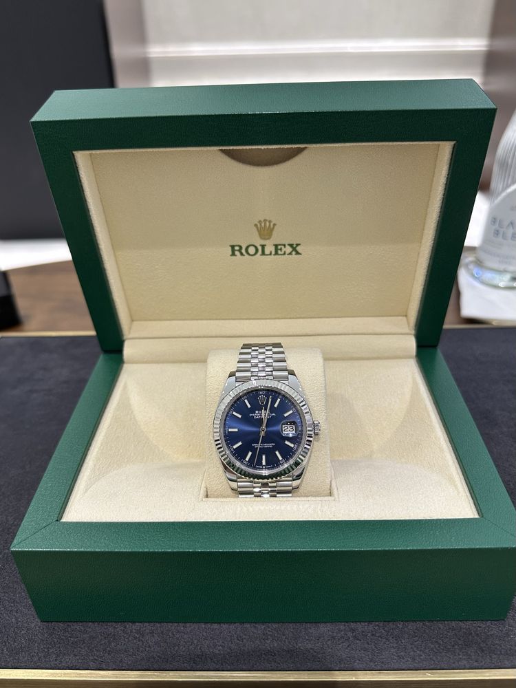Rolex Datejust 41mm Steel and White Gold 126334 BLUE