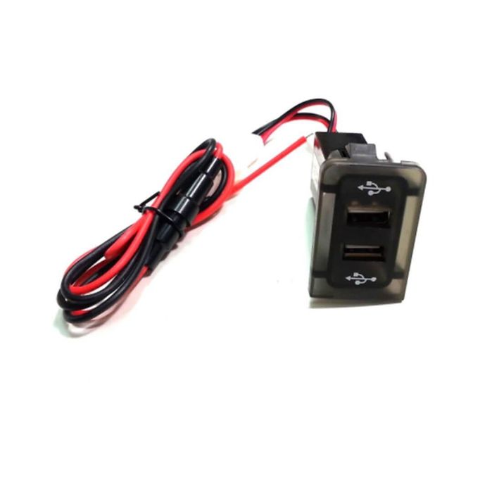 Usb зарядно с два usb изхода за автомобил голф 4/бора 4 vw golf 4 bora