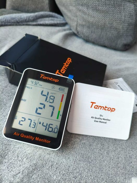 Monitor Calitate Aer Temtop S1+ - Stare Nouă - Măsoară PM2.5,temp,umid