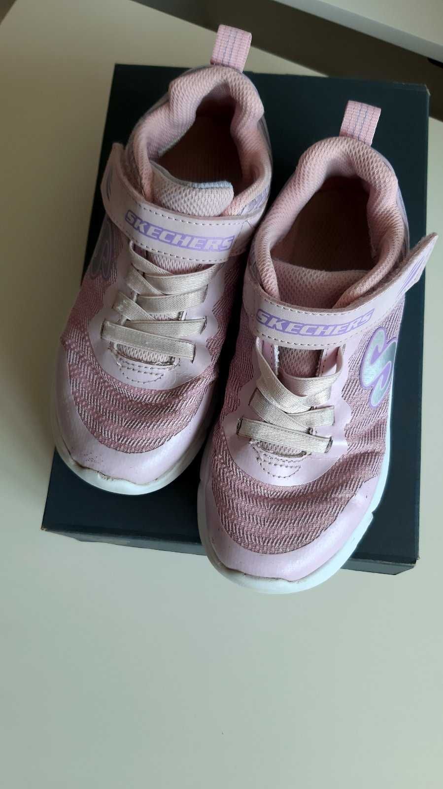 Обувки момиче пролет лято, розови 29 номер, Skechers, маратонки дете
