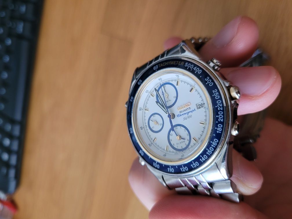 Seiko 7T32 6B5A chronograph SQ100