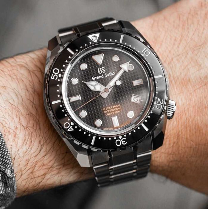 Grand Seiko sbgh255 Hi-Beat 36000 Divers Titanium «Годзилла»