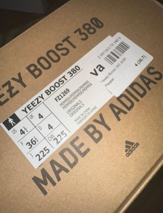 Adidas Yeezy Boost 380 originali
