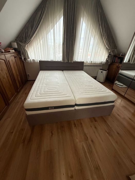 легло + подматрачна рамка + матраци. 180х200, най-висок клас на TED