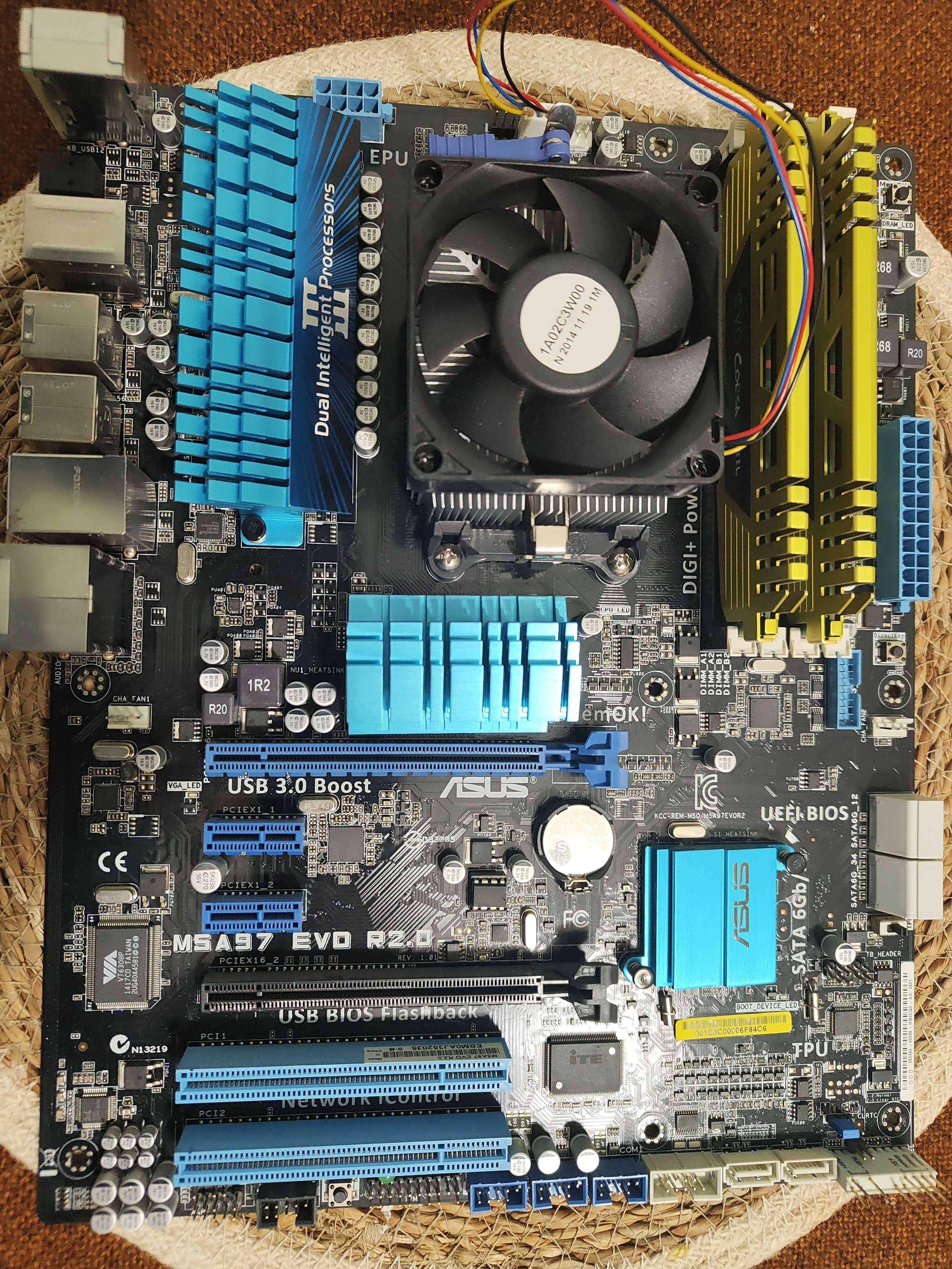 AMD FX-8300, ASUS M5A97 EVO R2.0, 8Gb DDR3 GEIL