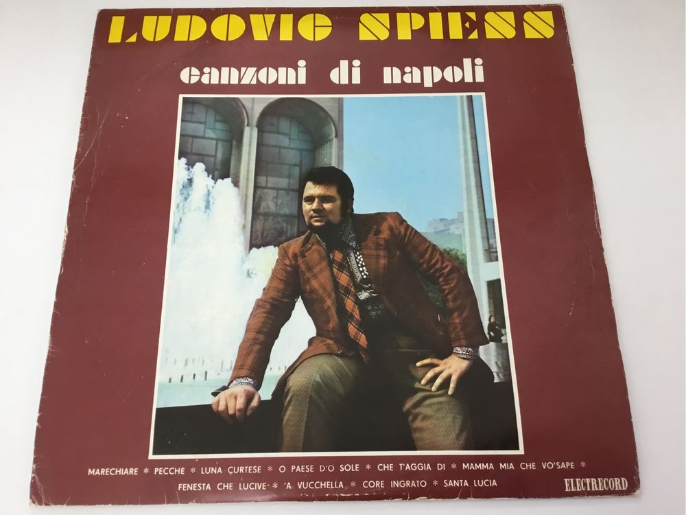 Ludovic Spiess disc vinil canzoni di napoli