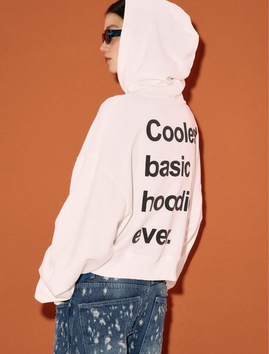 Короткое худи оверсайз