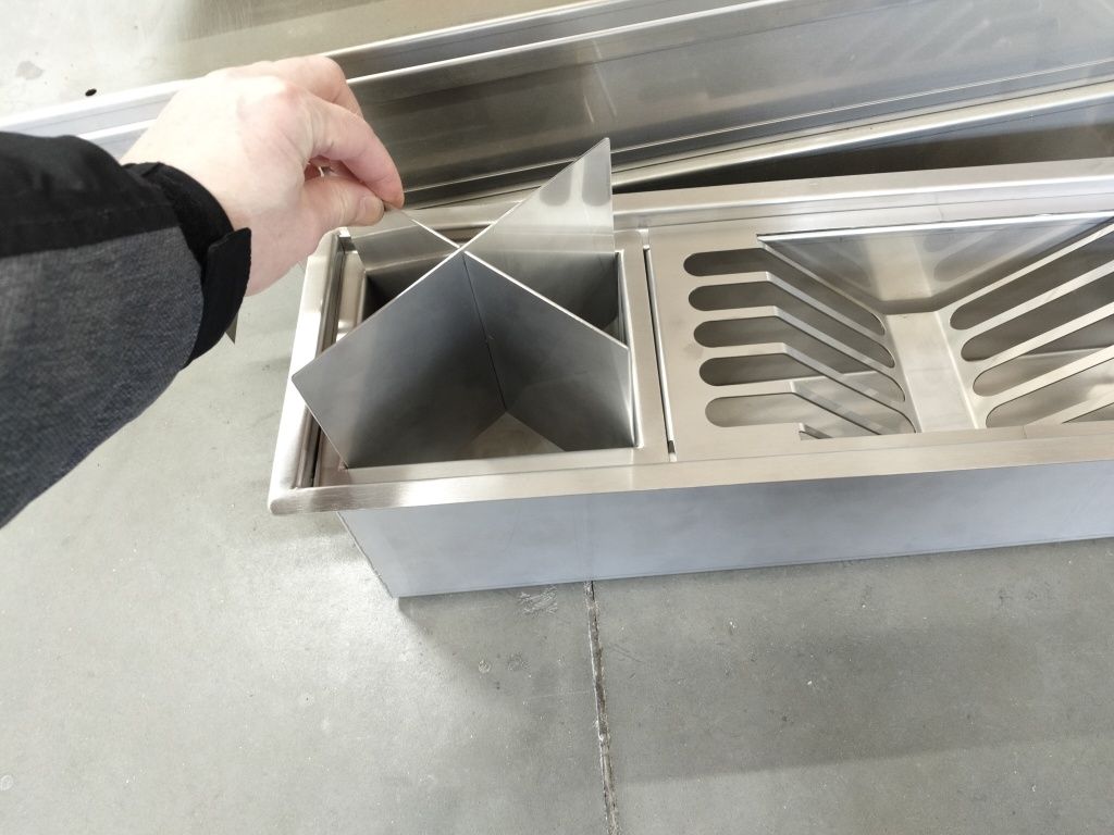 Отцедник за чинии и прибори INOX
