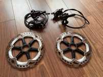 Set Frane SHIMANO XT M8120 + Discuri Shimano RT-MT800 Centerlock