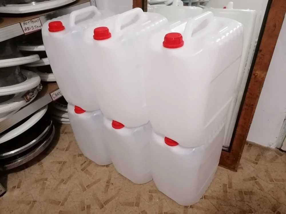 canistre de plastic pentru depozitat motorina , de 25, 35, 10 litri