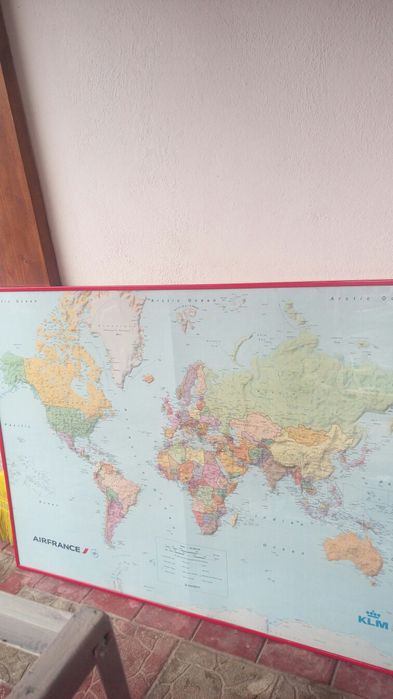 Harta lumii, tablou,