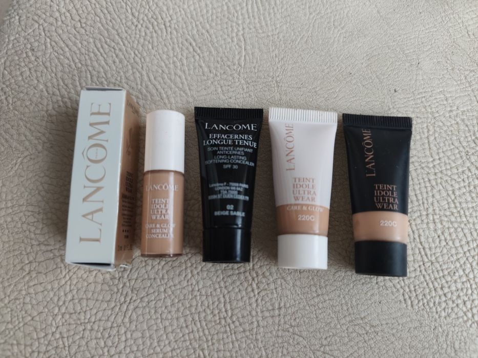 Lancome фон дьо тен и мини парфюми