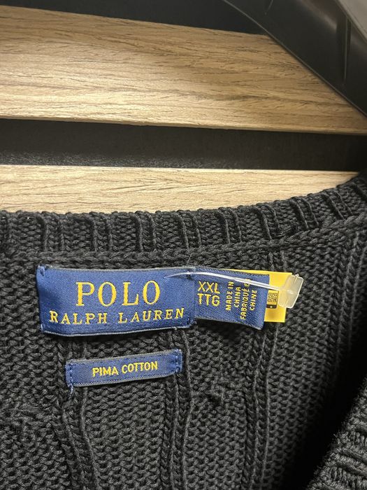 POLO Ralph Lauren : Cable Knit V Neck - НОВ Дамски модел размер ХЛ