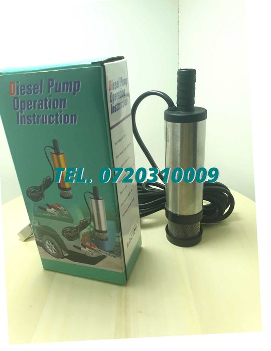 Pompa Electrica Submersibila 12v Motorina Apa Benzina Ulei Lichide