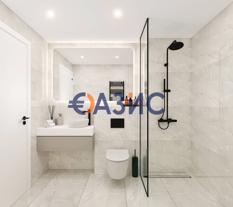 Продава се Тристаен апартамент в к.к. Слънчев бряг - 73 кв.м за 1232 €/кв.м - Снимка #9