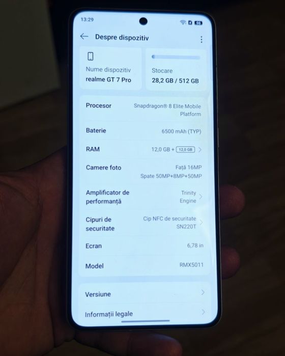 Vând sau Schimb Realme GT7 PRO 512GB