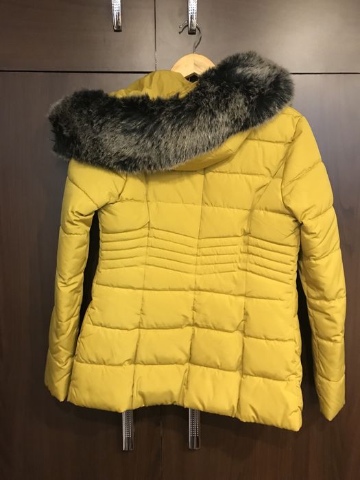 Geaca iarna culoare galben - mustar
