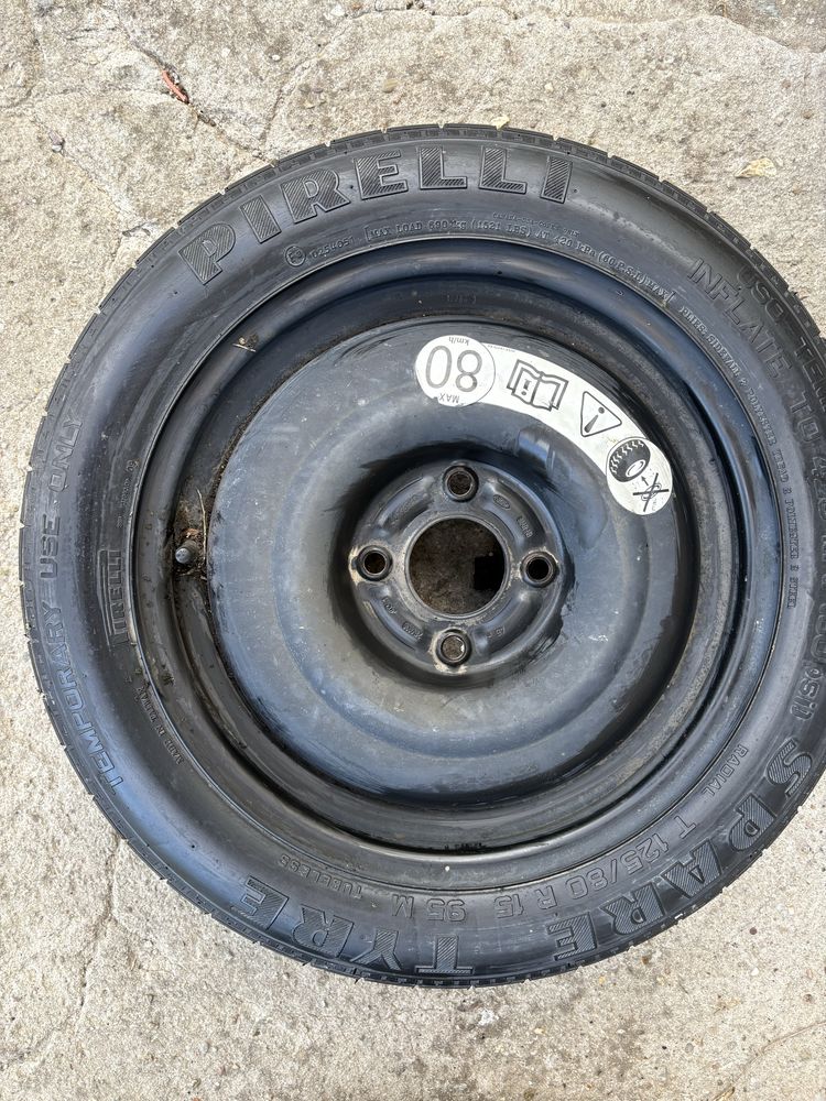 Патерица / резервна гума за Форд/ Ford T125/80 R15