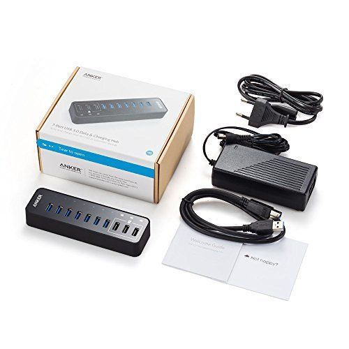 Anker 60W 3 PowerIQ Hub 7-Port USB 3.0 данни и зареждане в едно