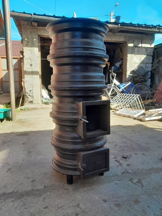 Sobă din jante auto