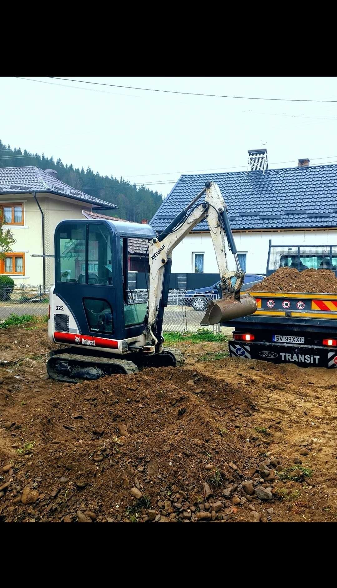 Miniexcavator bobcat 322