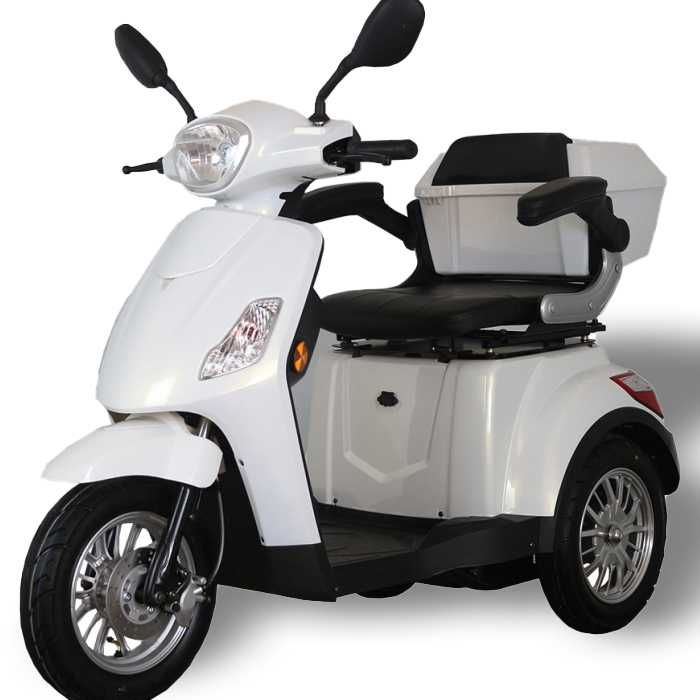 Електрическа триколка B1 /подобрен/ 1500W, Сив Металик, 5 батерии