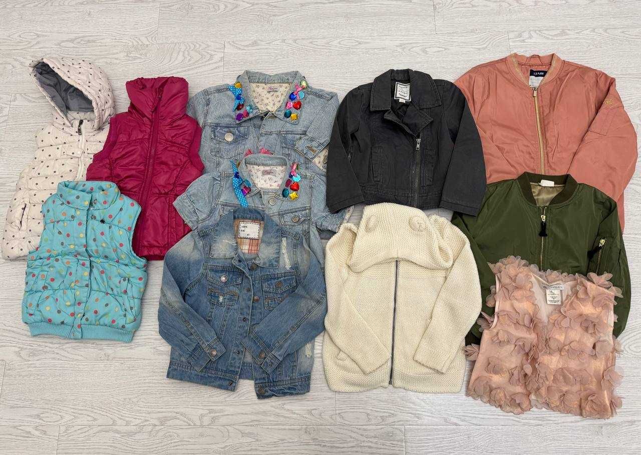 Фирменные куртки /жилетки GAP,GYMBOREE, ZARA, размеры 2-15 лет