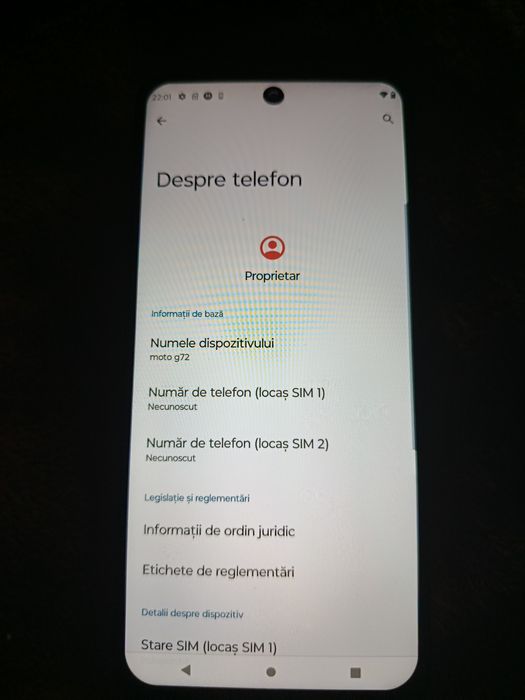 Vând Moto g72 in stare buna