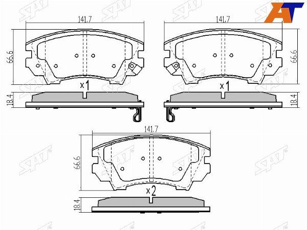 Колодки тормозные Opel Astra