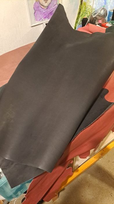 Piele naturala tabacita, la metru, marochinarie, leather handmade