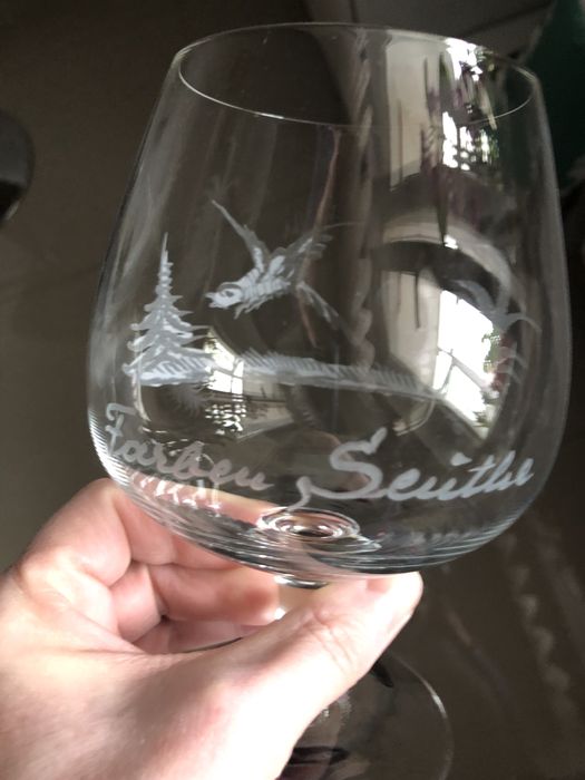 Pahare  cognac cristal  D arque