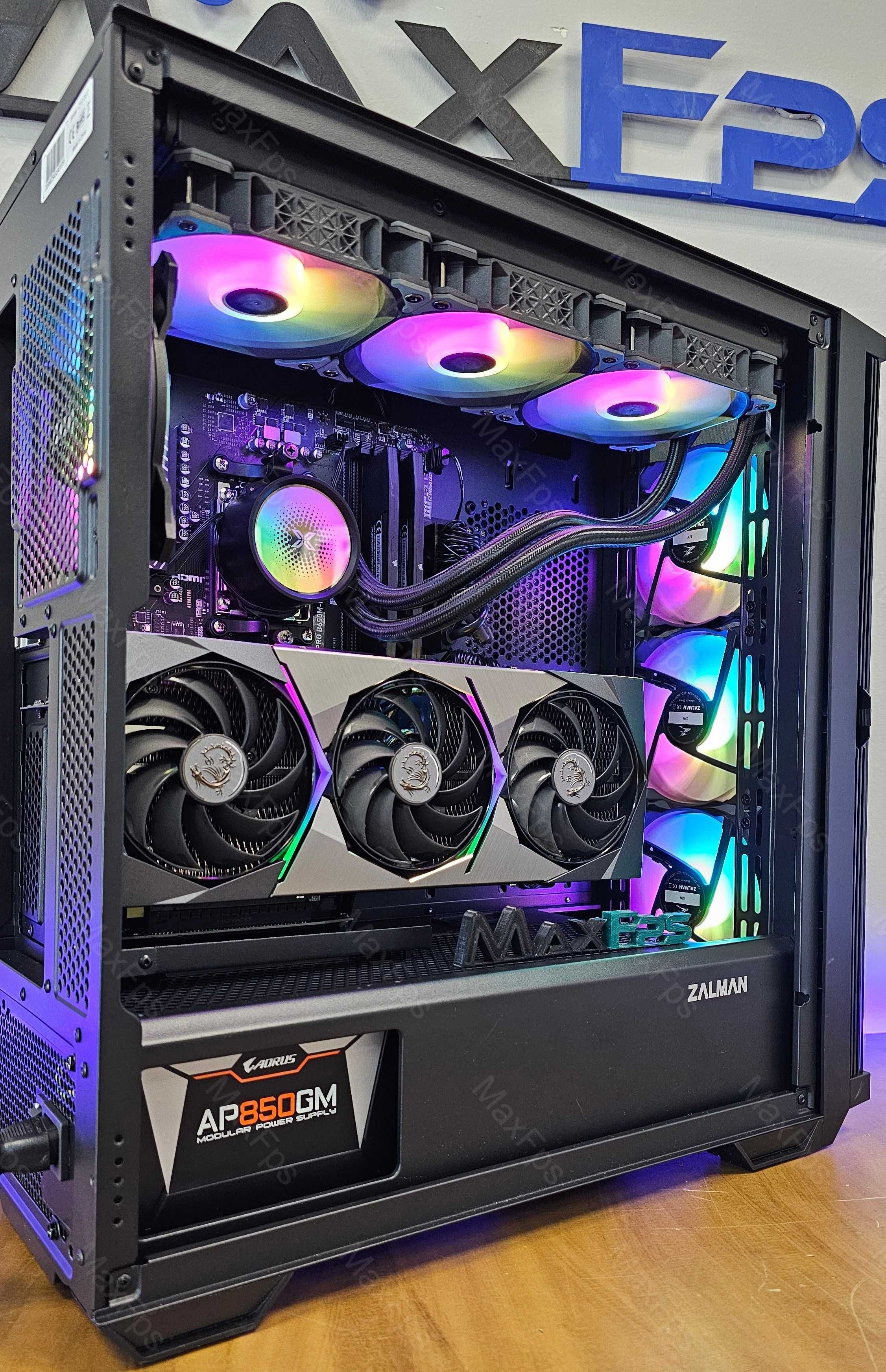 Чисто нов! RTX4070TI, I7-14700KF, 32GB DDR5, 850W Геймърски компютър!