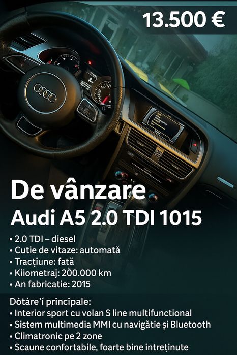 Audi A5 2015 2.0 TDI