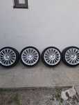 Jante Tomason tn16 silver 18 inch cu cauciucuri