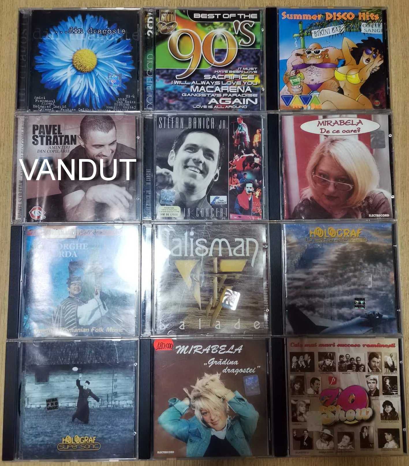 CD-uri cu muzica, originale, diverse genuri, stare foarte buna!