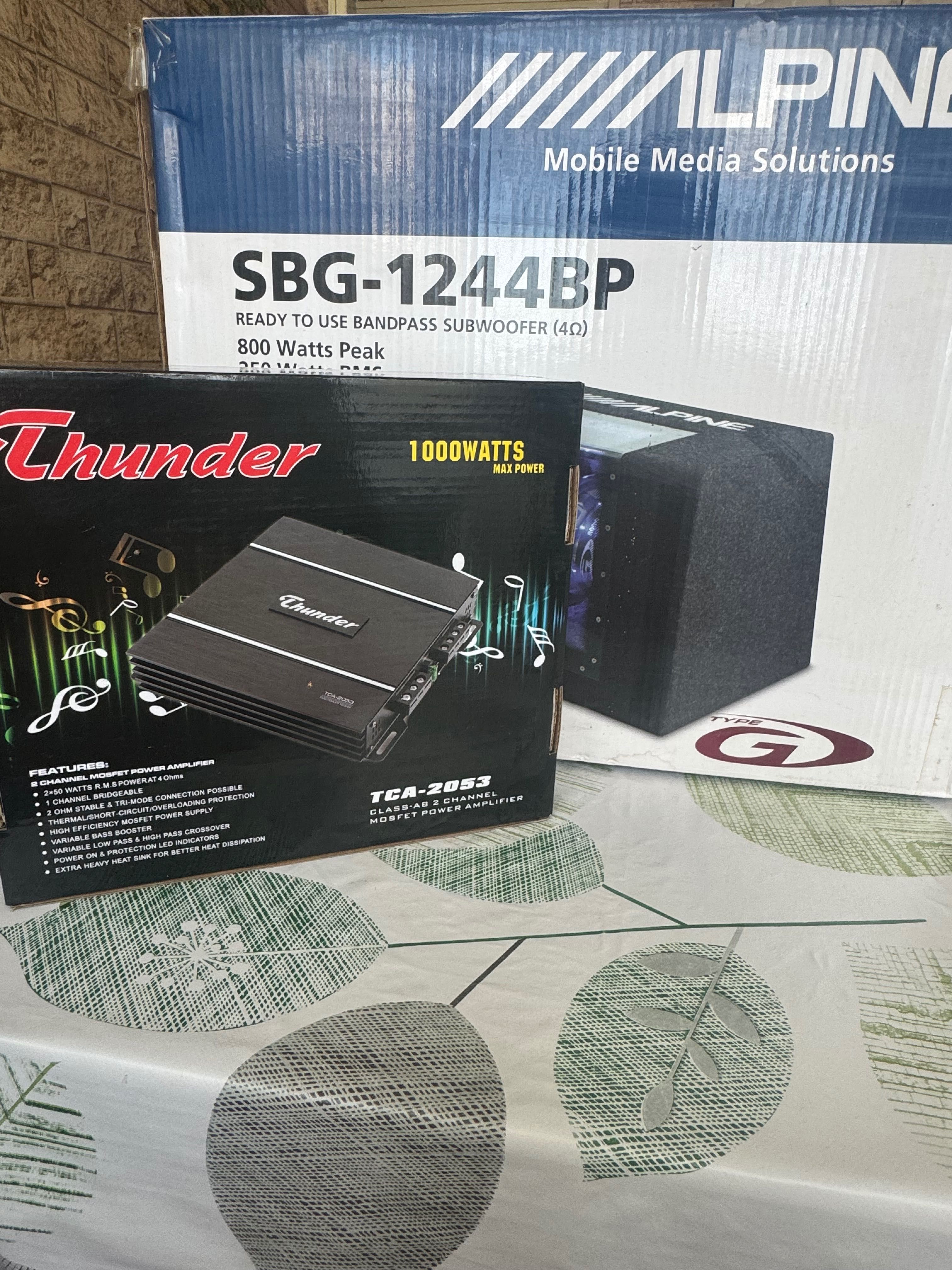 Alpine SBG 1244 BP Thunder TCA 2053