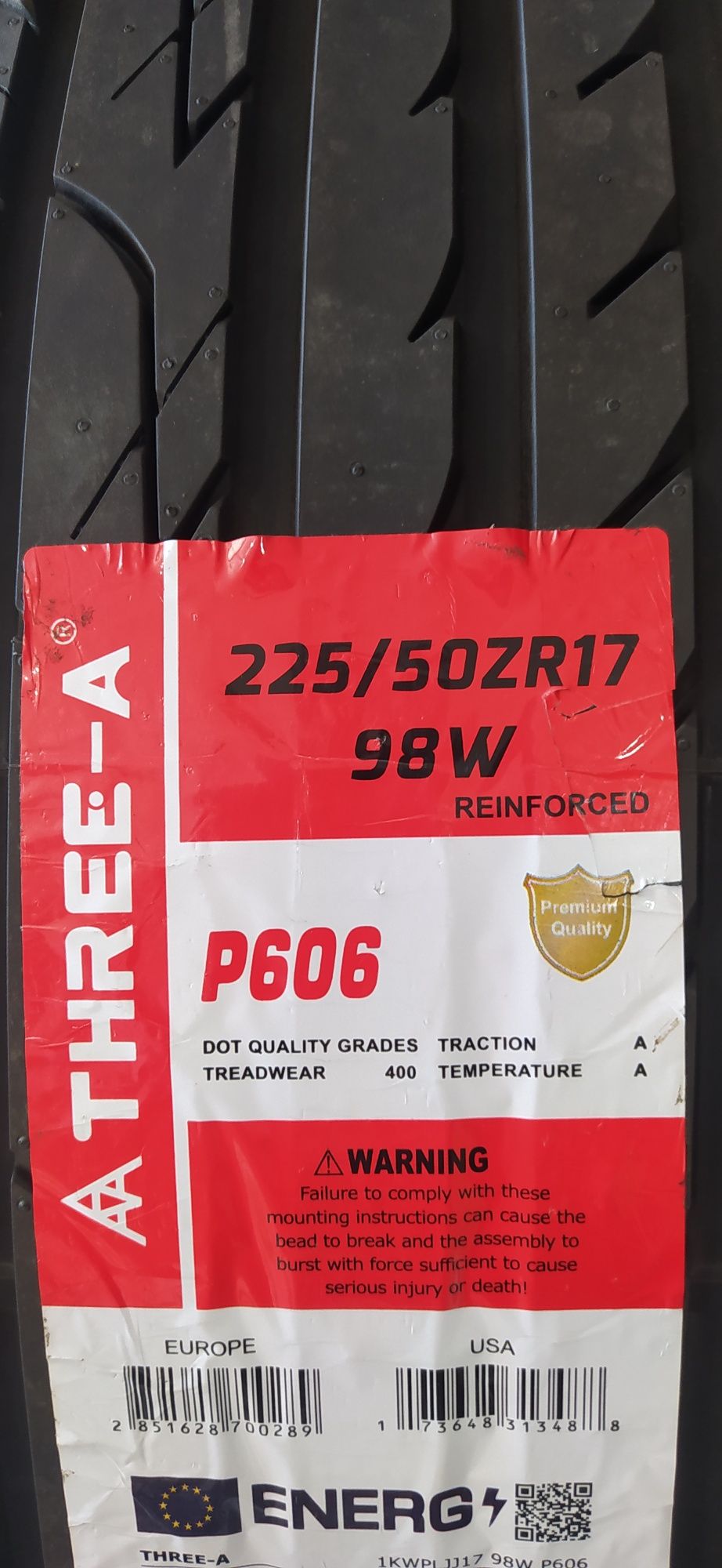 225/50R17 Three-A P606