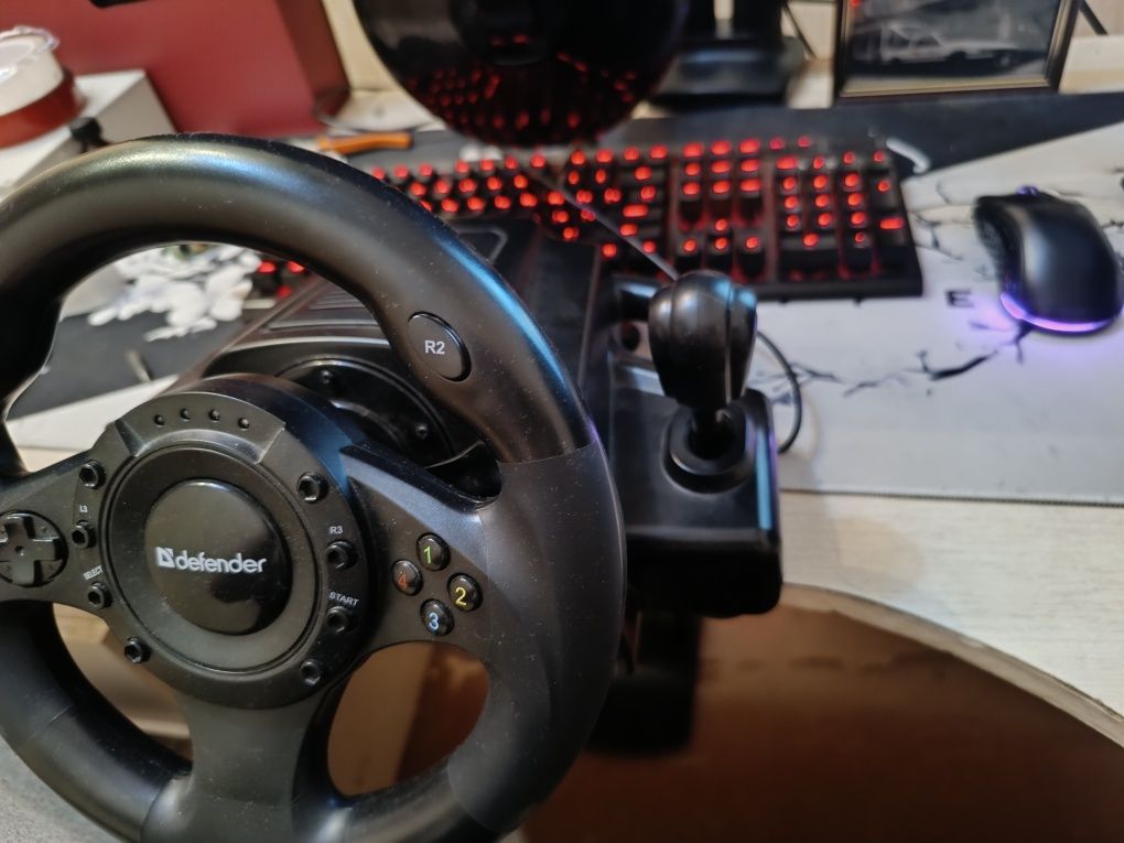 Игровой руль "Defender forsage drift gt"