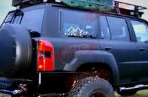 Patrol Стикер с планина Автомобилен стикер  BG88376 4x4 offroad